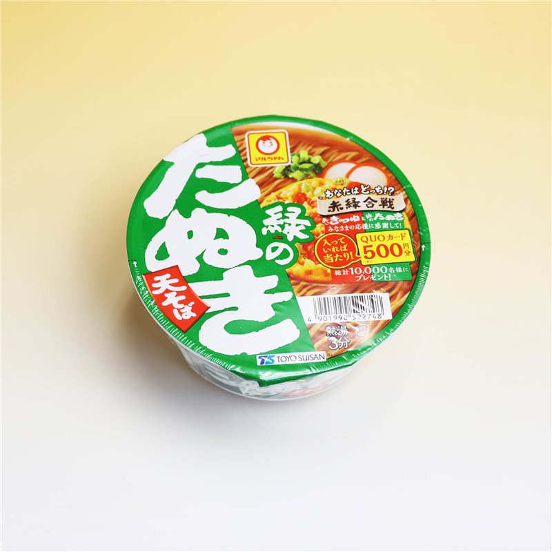 緑のたぬき天そば 緑のたぬき天そば