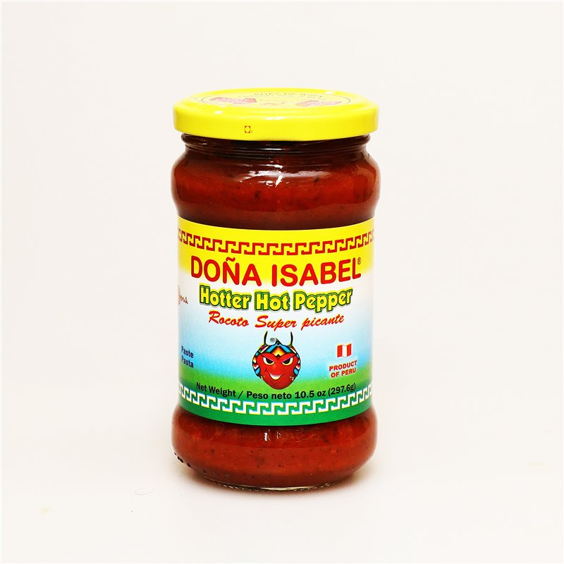 Dona Isabel Hotter Hot Pepper Rocoto Super picante レッドホットペッパーペースト激辛 297.6g
