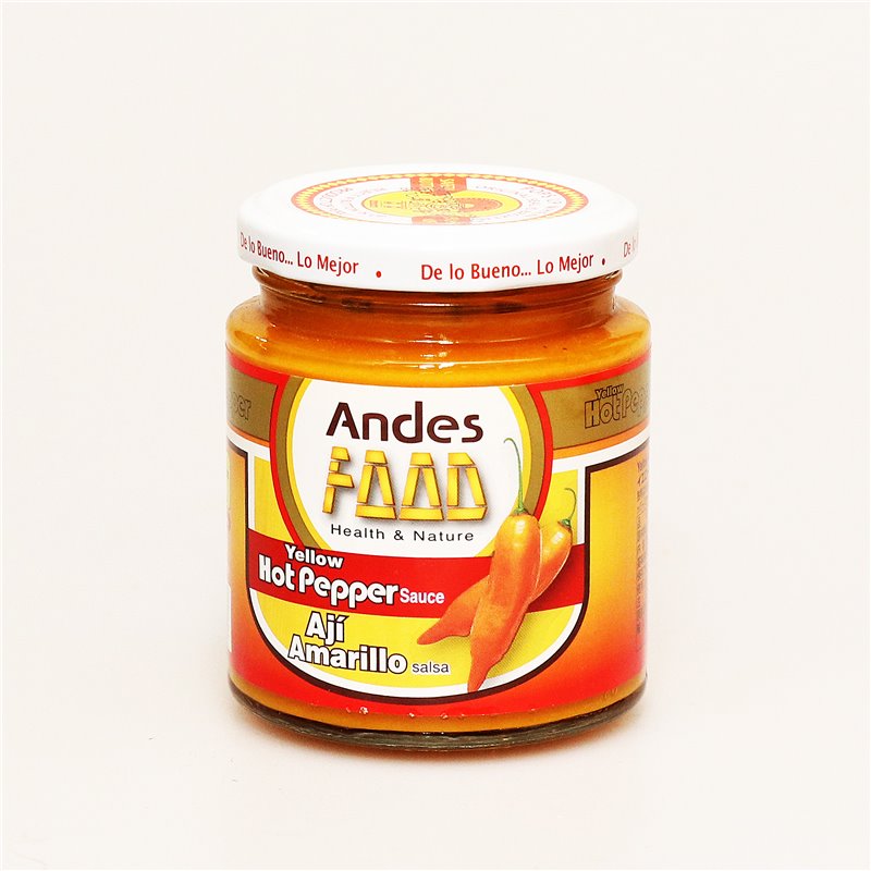 Andes FOOD Yellow HotPepper Sauce Aji Amarillo salsa イエローホットペッパーソース 220g