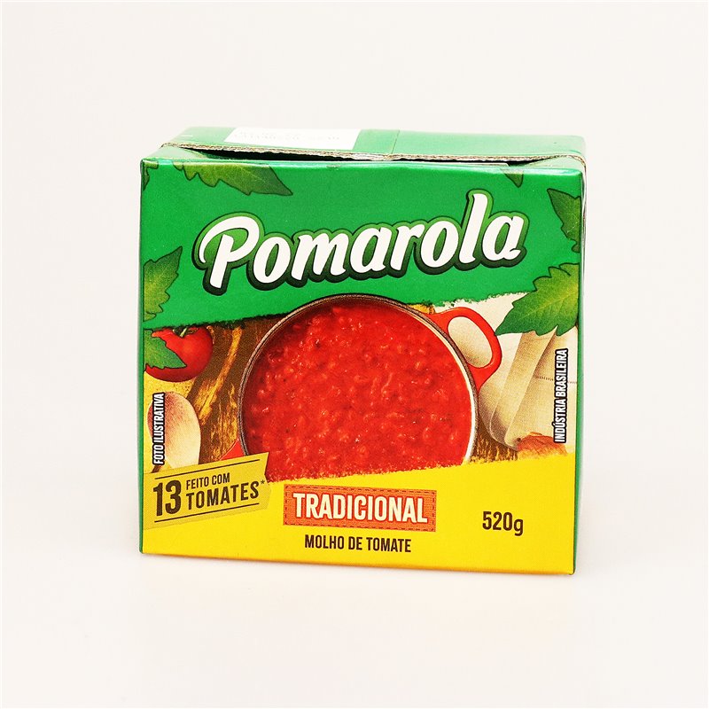 Pomarola TRADICIONAL MOLHO DE TOMATE 520g カーギル ポマローラ トマトベースソース