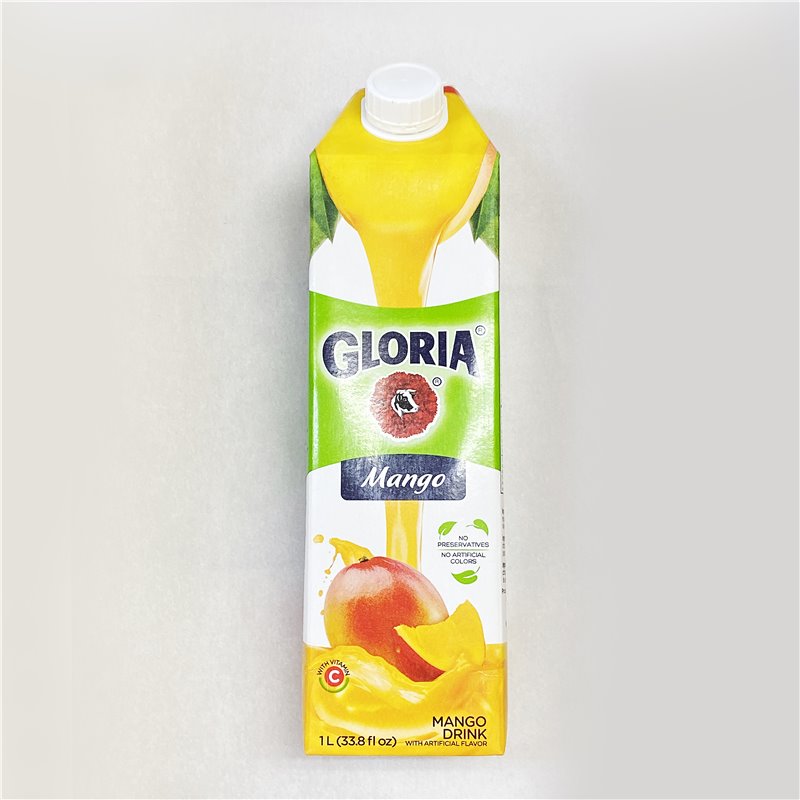 GLORIA Mango 1L マンゴー果粒入り飲料