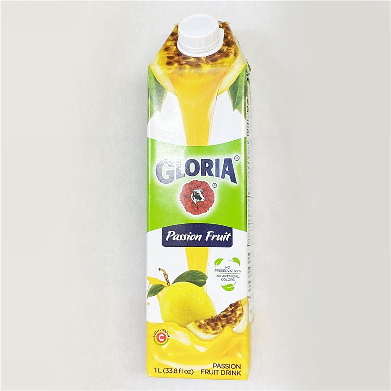 GLORIA Passiong Fruit 1L パッションフルーツ果粒入り飲料