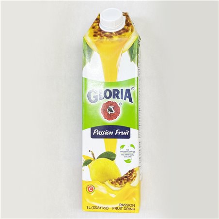 GLORIA Passiong Fruit 1L パッションフルーツ果粒入り飲料