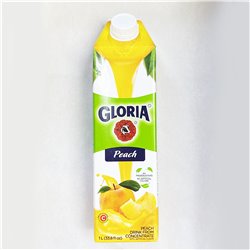 GLORIA Peach 1L もも果粒入り飲料