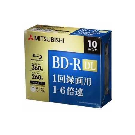 三菱ケミカルメディア VBR260RP10D5 ヤマダ電機オリジナルモデル 録画用BD-R DL(片面2層)